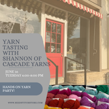 Yarn Tasting with Shannon of Cascade Yarns | Tuesday June 16, 6:00