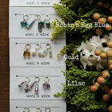 Wool & Wire: Mini Crystal & Pearl Stitch Markers