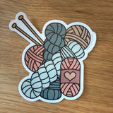 Camp Stitchwood Knitting Stickers