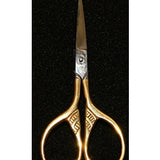 Feather Scissor Gold 3½"