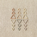 Colorful Triangle Stitch Markers by Cocoknits