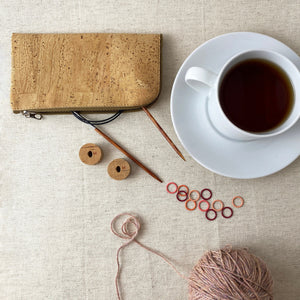 Natural Cork Notions Case by Allstitch Studio