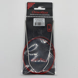 32" Circular Knit Red Stainless Steel Needles by ChiaoGoo