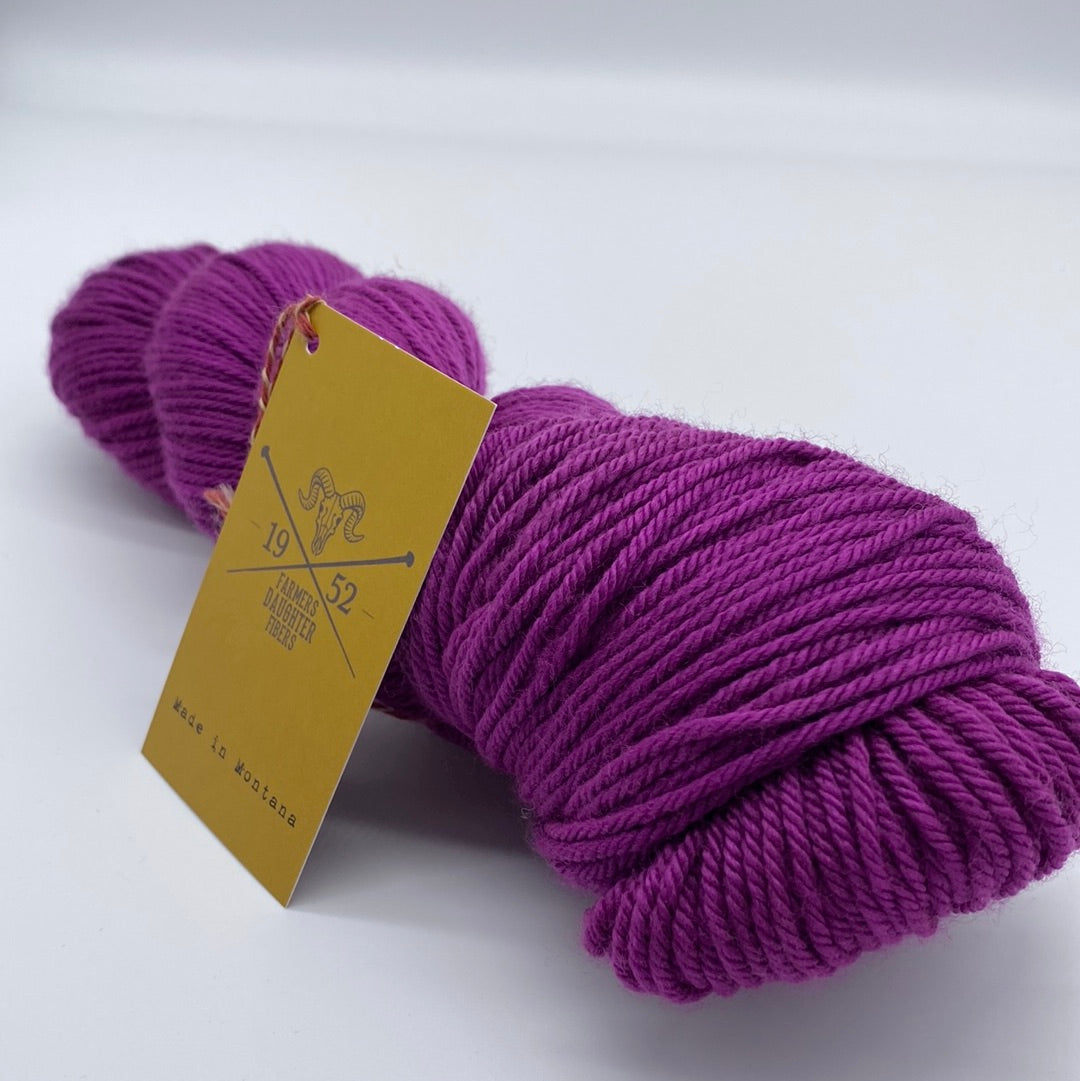 Squish Worsted by The Farmer's Daughter Fibers