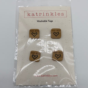 Stitchable Heart Tags by Katrinkles