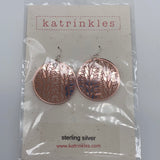 Large Acrylic Knit Earrings
