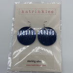 Load image into Gallery viewer, Large Acrylic Knit Earrings
