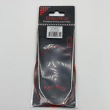 24" Circular Knit Red Stainless Steel Needles by ChiaoGoo